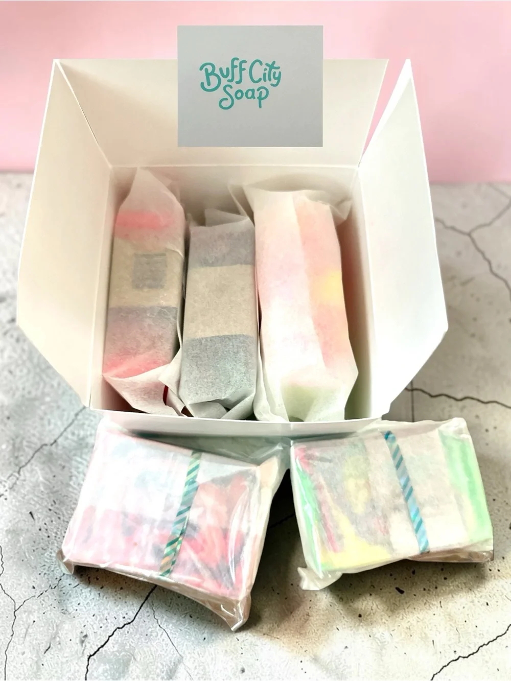 5 Pc Buff City Soap Set New and Unused limited edition